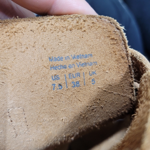 ALDO genuine leather gladiator open toe brown buckle up heeled sandals - Picture 7 of 8